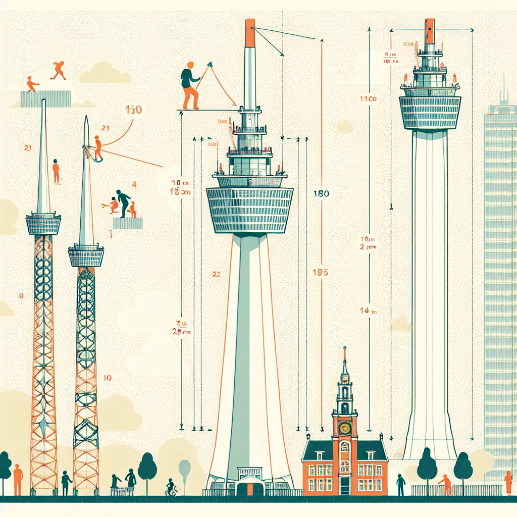 ¿Cuál es la historia y altura de la Euromast en Rotterdam?