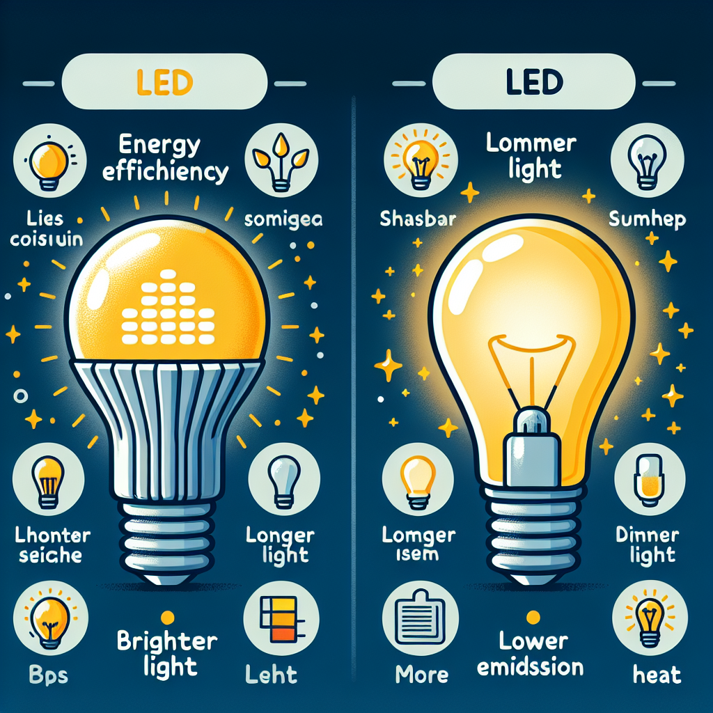 ¿Por qué elegir iluminación LED en lugar de incandescentes?