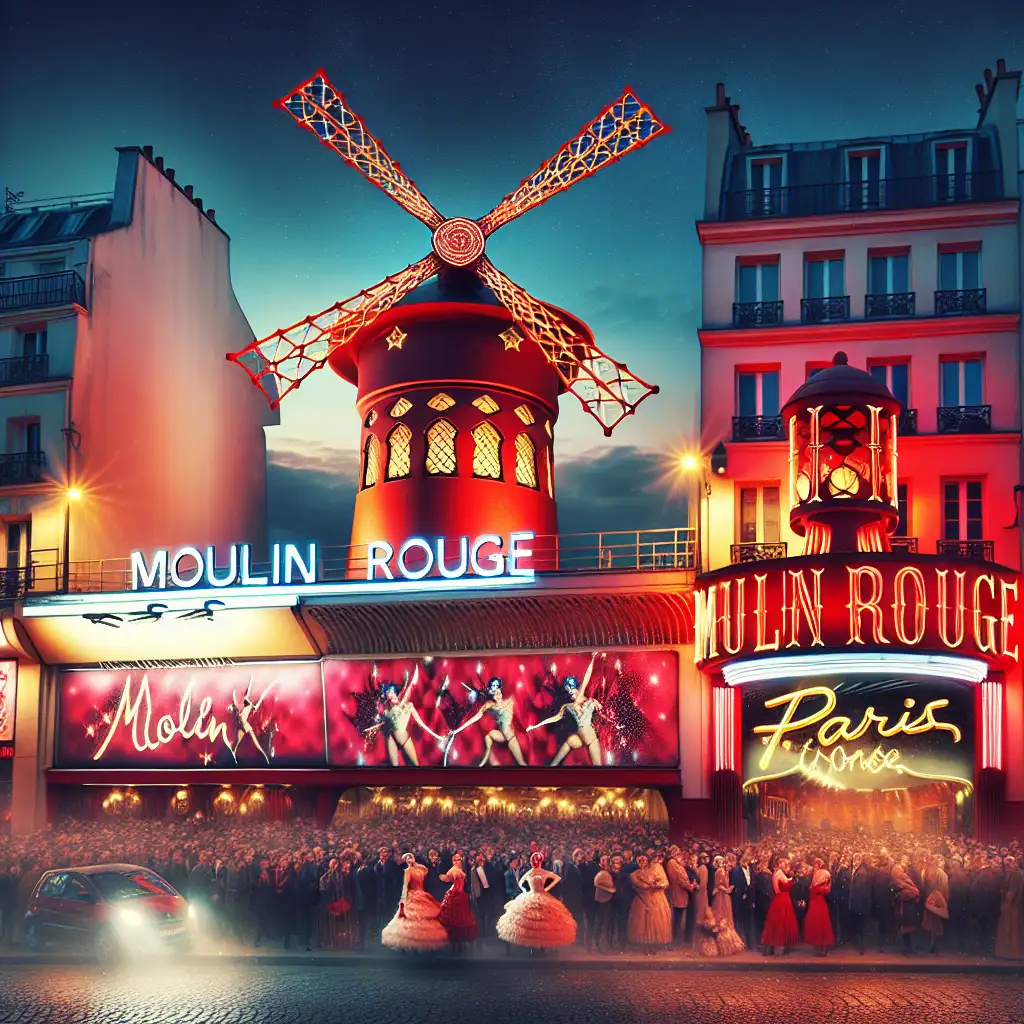 ¿Qué es el Moulin Rouge y por qué es famoso en París?