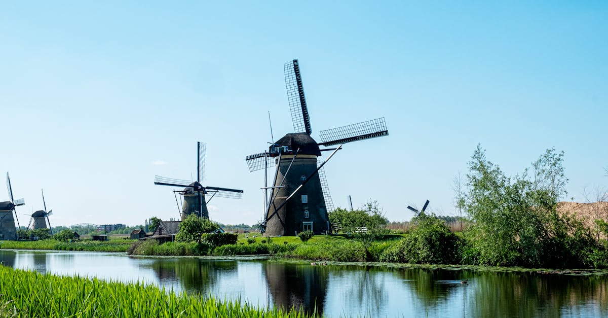 ¿Qué hace único y especial al sitio de Kinderdijk?