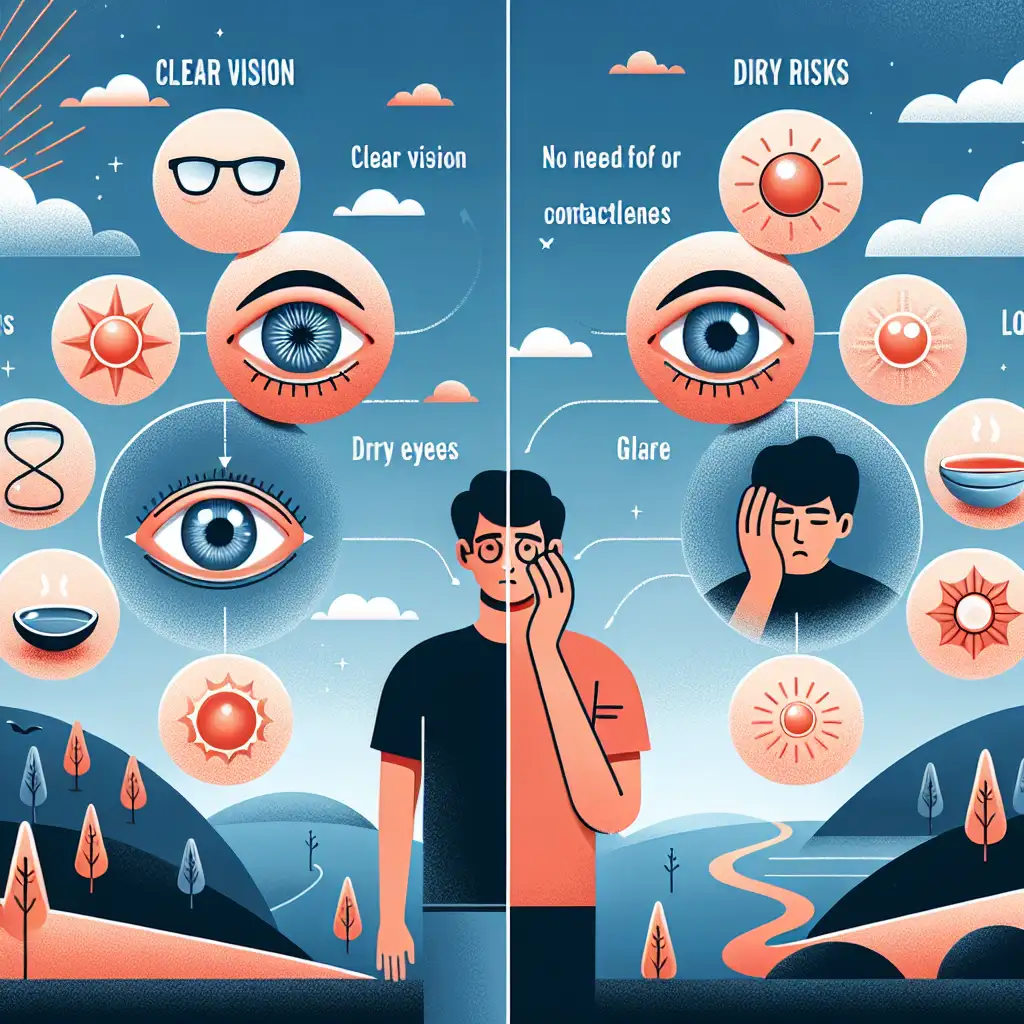 ¿Ventajas y desventajas de la cirugía láser de ojos?