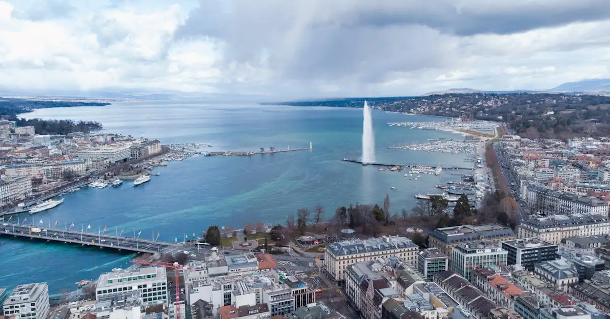 ¿En qué ciudad suiza se encuentra el Jet d'Eau?