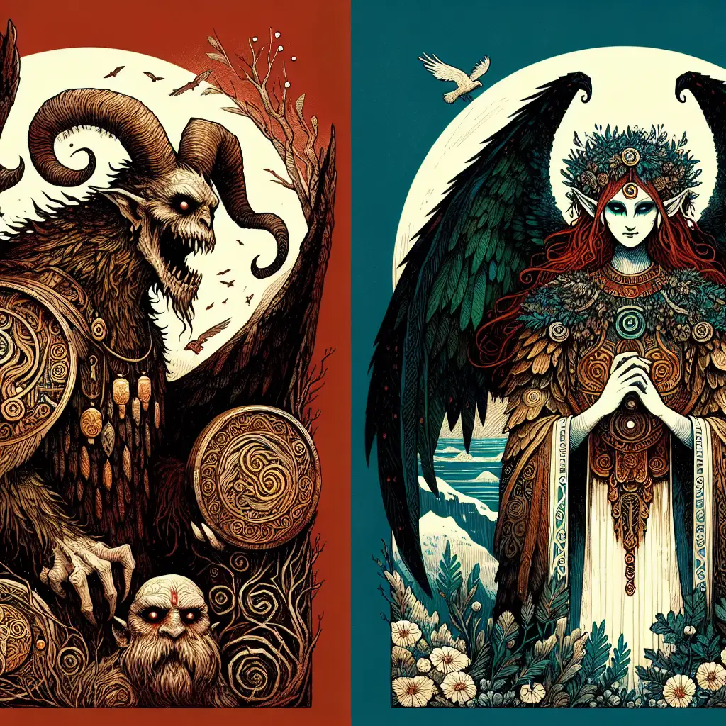 ¿Qué son los Fomorianos y en qué se diferencian de los Tuatha?