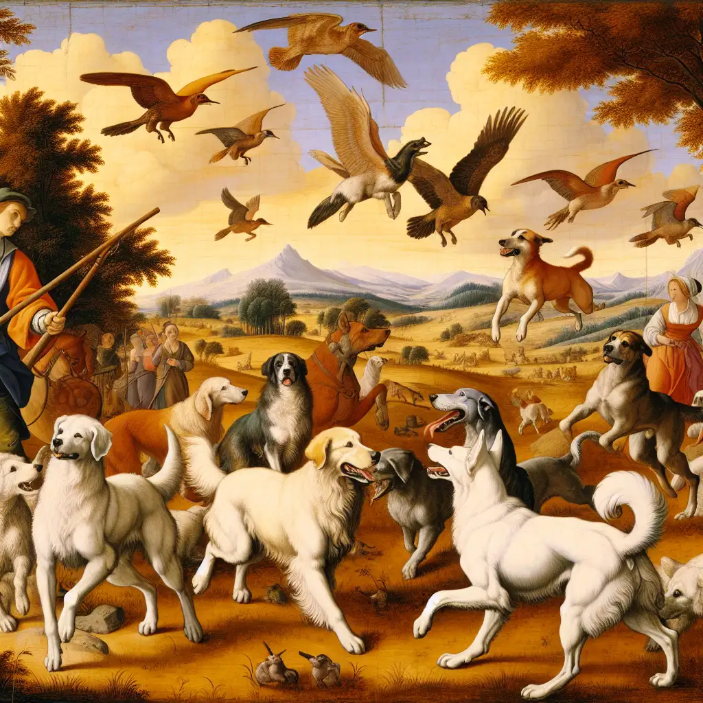 ¿Cómo se representaron los perros en el arte y la literatura?