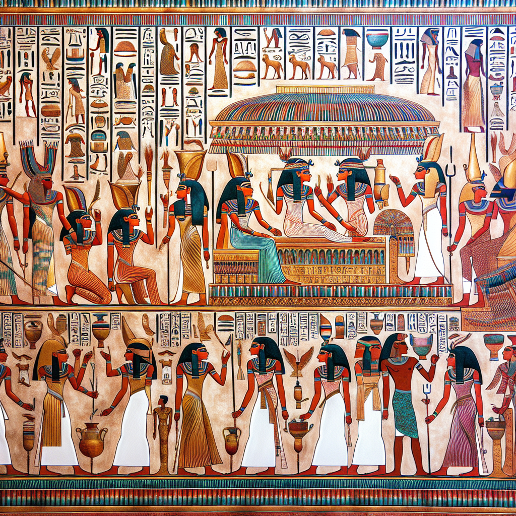¿Por qué son importantes los dibujos de la tumba de Nefertari?