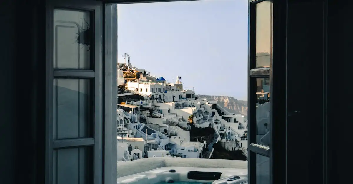 ¿Dónde está la isla griega de casas blancas?
