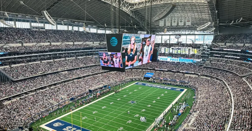 ¿Cuál es el nombre del estadio de los Dallas Cowboys?