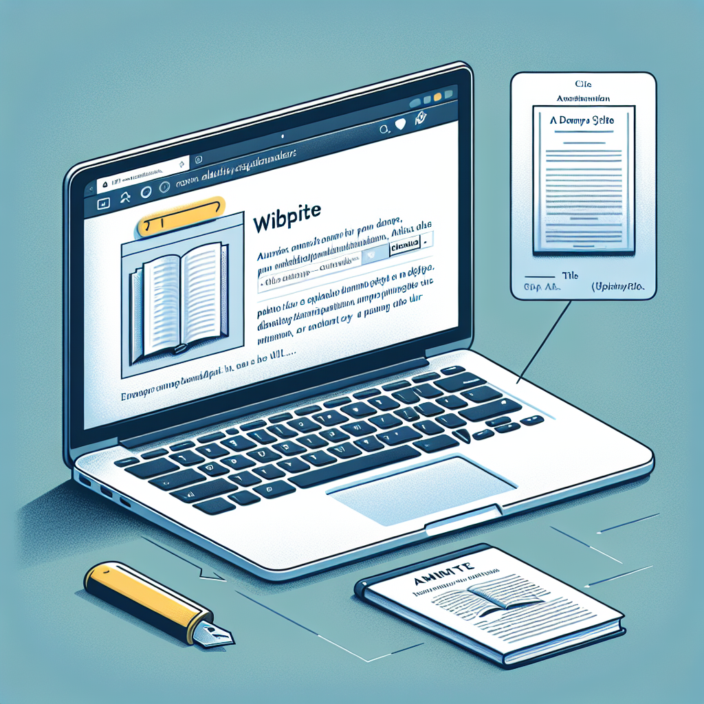 ¿Cómo citar un sitio web en formato APA correctamente?