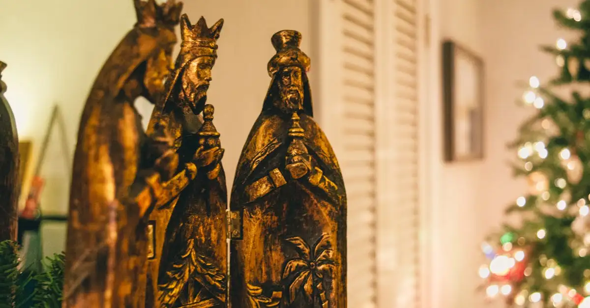 ¿Cuáles son los nombres de los tres reyes magos?