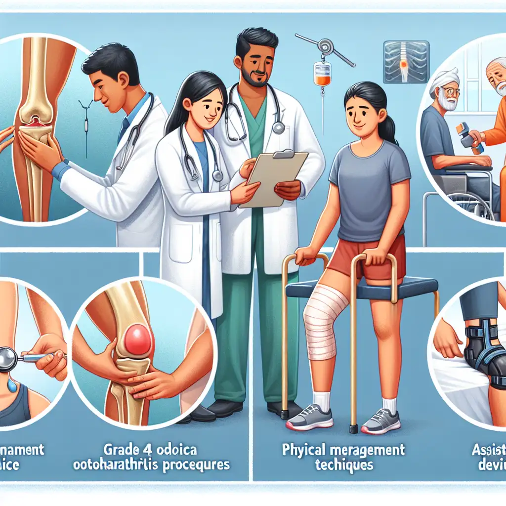 ¿Opciones médicas efectivas para la artrosis de rodilla grado 4?
