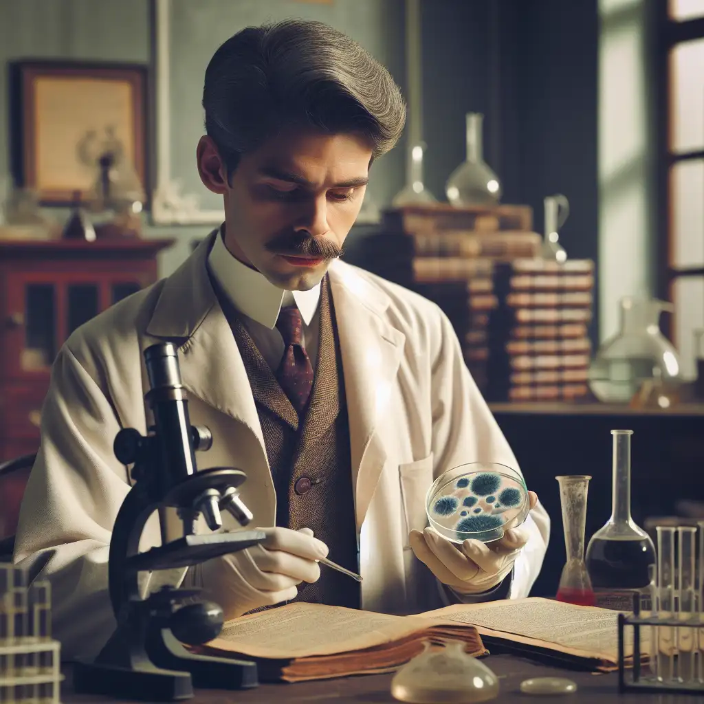 ¿Cómo contribuyó Alexander Fleming al descubrimiento de la penicilina?