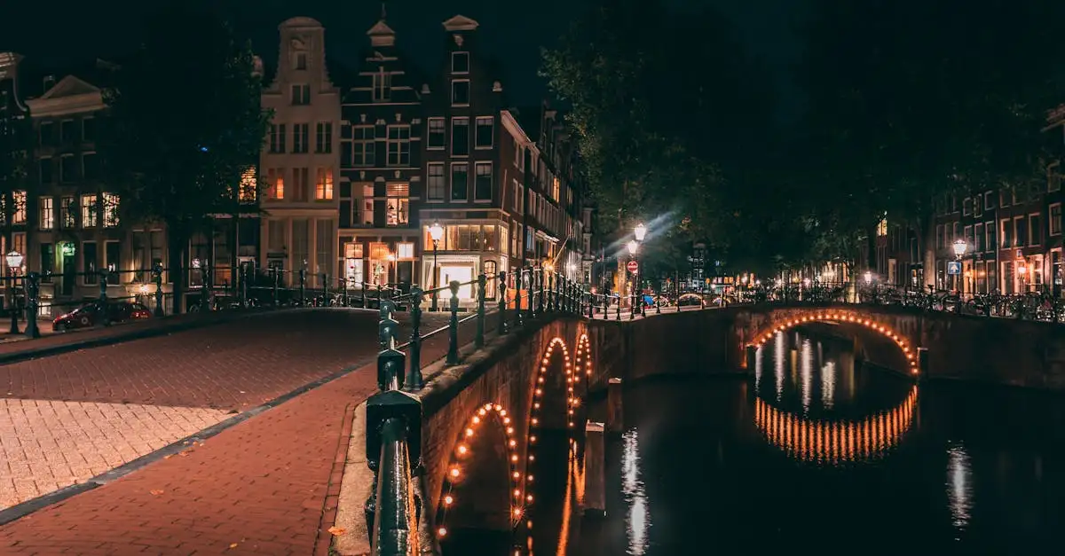 ¿Cuál fue la función principal de los canales de Ámsterdam?