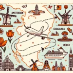 ¿Cuánto dura el vuelo de Ámsterdam a Guadalajara?