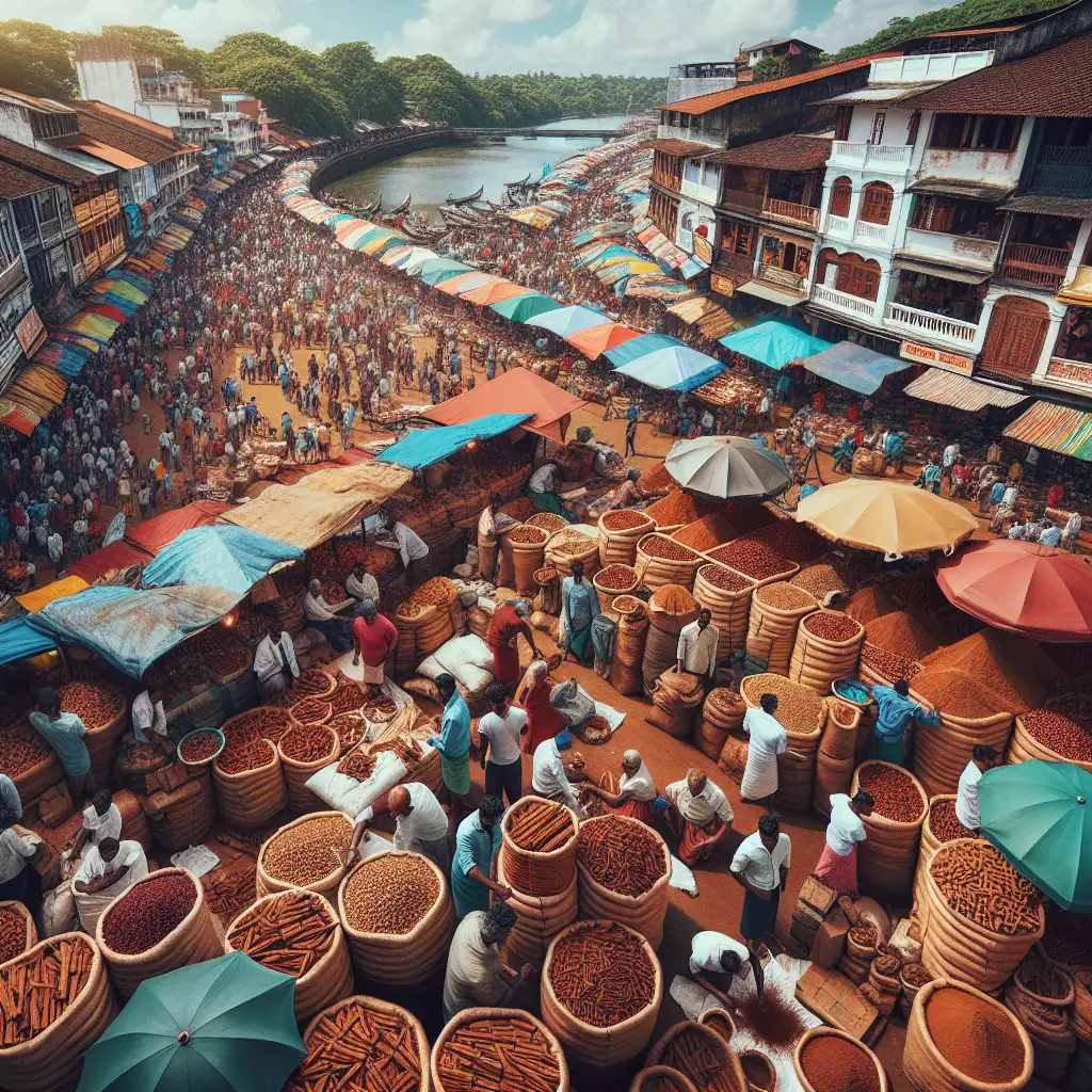 ¿Dónde se encuentra el centro del comercio de canela en Sri Lanka?