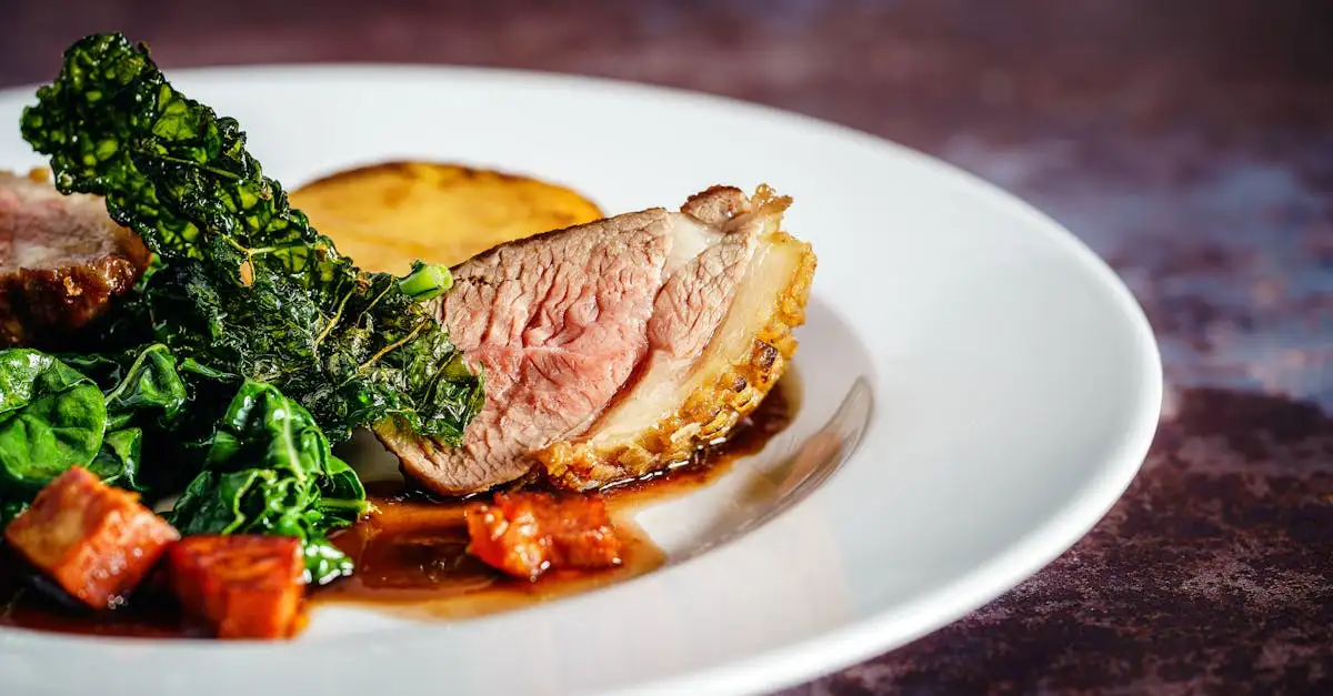 ¿Qué verduras son perfectas para acompañar el pato?